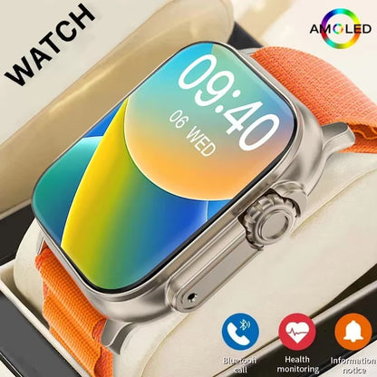 Bluetooth Smart Watch with Message Alerts, Heart Rate Monitoring, and Sports Features for Android and iOS - Unisex Design